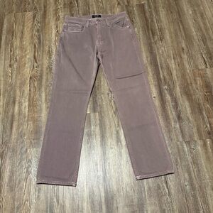 Paige Federal Slim Straight Jeans Women's 31 High Rise in Vintage Dusty Plum
